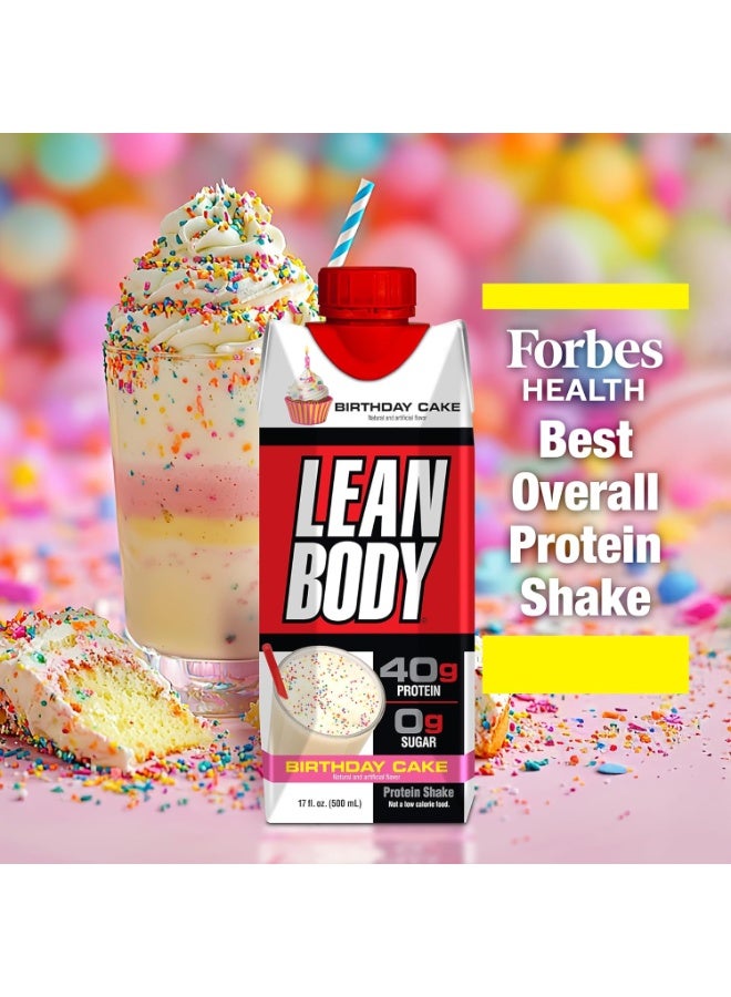 لابرادا مشروب لاب لين بودي الجاهز للشرب سعة 17 أونصة بنكهة كعكة عيد الميلاد - Image 3